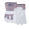 AP-2203 CE EN388 garden glove with double leather palm of safety heavy duty  glove and welding gloves