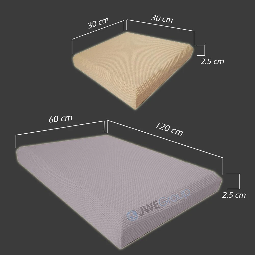 Arrowzoom 2 pcs Pack Eco-friendly Acoustical Textured Fabric Sound Absorption Acoustic Panels