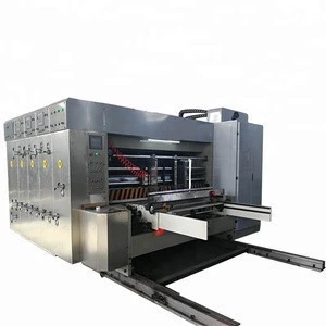 Automatic Corrugated Box Slotting And Die Cutting  Flexo Printing Machine For Sale