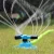 Automatic garden water sprinkler 360 degree rotating gardening irrigation sprinkler