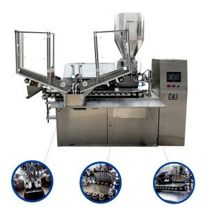 Automatic Plastic Tube Inner Heating Cream Filling and Sealing Machine for Cosmetics Pharmaceutical Food