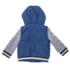 Baby Boys Hooded Sweater Jacket with knitting wool Long Sleeves Winter Warm Coat