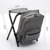 Backpack folding waterproof stool fashion outdoor fishing small simple leisure beach chair bag