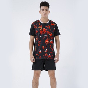 badminton Table Tennis T-shirt Sleeveless /men jogging suit Women badminton shirts &amp; shorts/Volleyball uniform team sports set