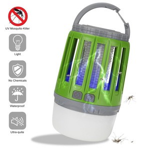 BD 2 in 1 Camping Latern with Mosquito Killer 3w LED Lantern Portable 360-400NM UV light Lamp