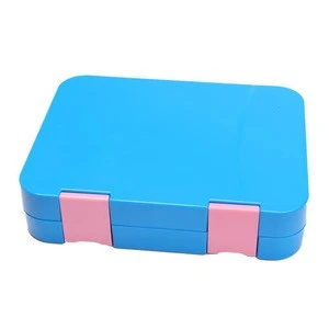 Bento Box 6 Compartment Tray with Removable Locked Lunch Box for Kids &amp; Adults