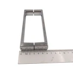 Best price ABS Plastic Chrome plated Glass Door Handle shower room door pull towel bar handle