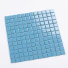 Best Price Ink Blue Swimming Ceramic Mosaic Square Crystal Glazed Porcelain 3x3 Pool Mosaic Tiled