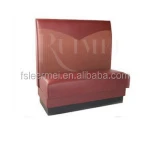 BF012 PU Leather Upholstery Modern Restaurant Booth