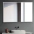 Import Big Rectangle Bathroom Mirror with aluminium alloy Metal Frame Wall-mounted Mirror from China
