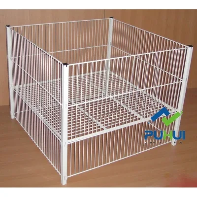 Big Size Metal Wire Retail Store Promotion Bulk Merchandise Impulse Table (PHY513)