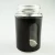 Import Black cover 100ml cylindrical condiment glass bottle with stainless steel cap adjustable shaking holes salt and pepper shakers from China
