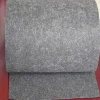 Black grey polyester/acrylic/wool thick color felt fabric