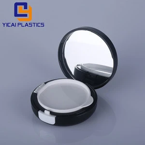 Black Mirror 10g Round BB Air Cushion Powder Foundation Case For BB CC Cream