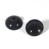 Black silicone 26 mm diameter mini suction cups with mashroom top