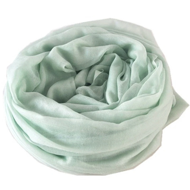 BLUE PHOENIX malaysia instant hijab shawl 100 wool super soft solid color summer wholesale  high quality muslim shawl scarf