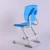 Import Blue school desk and chair set Metal school desk and chair popular school furniture from China