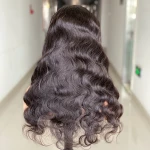 Body Wave Lace Front Wig Pre Plucked  Human Hair  4x4 Lace Closure Wig Brazilian Human Lace Frontal Wig