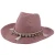 Import Bohemian Women Western Hollow Cowboy Straw Panama Jazz Cowboy Hat Beach Sambrero Ladies Sun Hat Size 56-58 CM from China