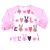 Import Boutique Girls Clothing Set Valentine&#039;s Kids Love Heart Printed Ruffle Shirt+Pant 2Pcs Girls Set Outfit from China