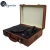 Import Briefcase Vintage Three-Speed Portable Vinyl Turntable with Free USB Stick and Built-In Speakers from China