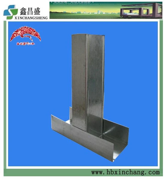 Building construction metal materials for drywall partition