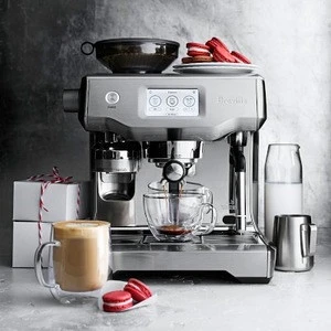 BUY 2 GET 1 FREE ORIGINAL Brevilles BES990BSS Fully Automatic Espresso Machine, Oracle Touch Coffee maker