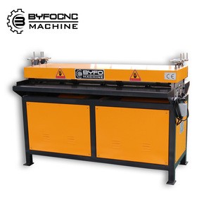 Byfo B-1.2*2000 electric sheet metal beading machine,duct making grooving beading roller