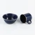 Import Camping bowls and dishes tableware set navy color enamel storage bowl set from China