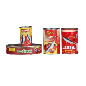 canned sardines 125g in soybean oil oem
