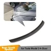 Carbon Fiber Car Rear Bumper Trunk Wing Spoiler for Tesla Model 3 T style16-18