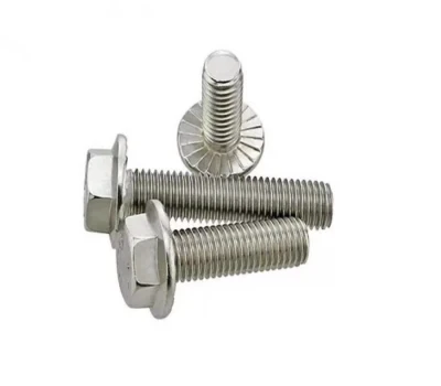 Carbon Steel Serrated Hexagon Hex Head Flange Bolt DIN6921