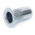 Import Carbon Steel Zinc Plated/Black Oxide Threaded Flat Head Flange Knurled Tubular Hollowed Rivet Nuts from China