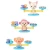 Import Cartoon Dog Monkeys Pig Early Learning Educational Balance Math Counting Board Game Toy For Kids present from China