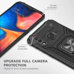 Case for Samsung Galaxy A20/ A30 Case,Magnetic Car Mount Kickstand Phone Cover Case for Samsung A20/ A30, Black