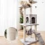 Import Cat Tree  Tower Large  Multi-Level Cat Tree Kittens Activity Tower with Scratching Posts Kitty Pet hanging Toys grey from China