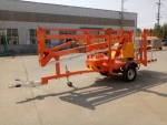 CE SGS TUV 8-16m aerial articulation and telescopic boom lift arm hydraulic aerial work platform