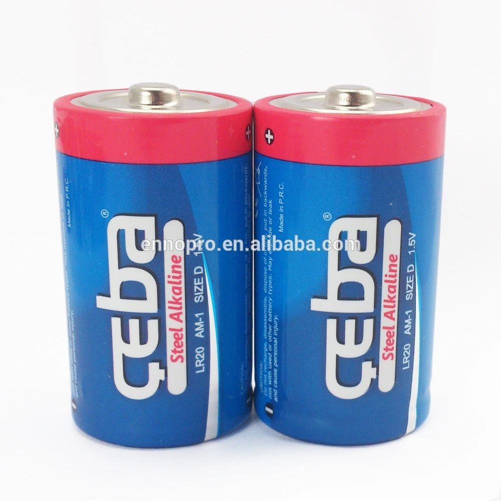 CEBA 1.5V d batteries Primary 1000mah Dry Cell lr20 alkaline battery