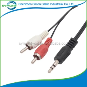 cheap Audio Cable 3.5mm to 2rca Stereo Cable in Audio & Video Cables