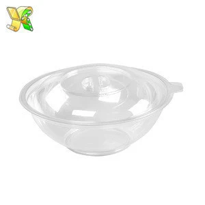 Cheap Food grade salad plastic bowl disposable plastic  salad bowl