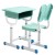 Import cheap indoor furniture set student desk and chair for children from China