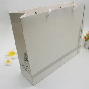 Cheap Paper Packing Manufacturer Shopping White Packaging Bag