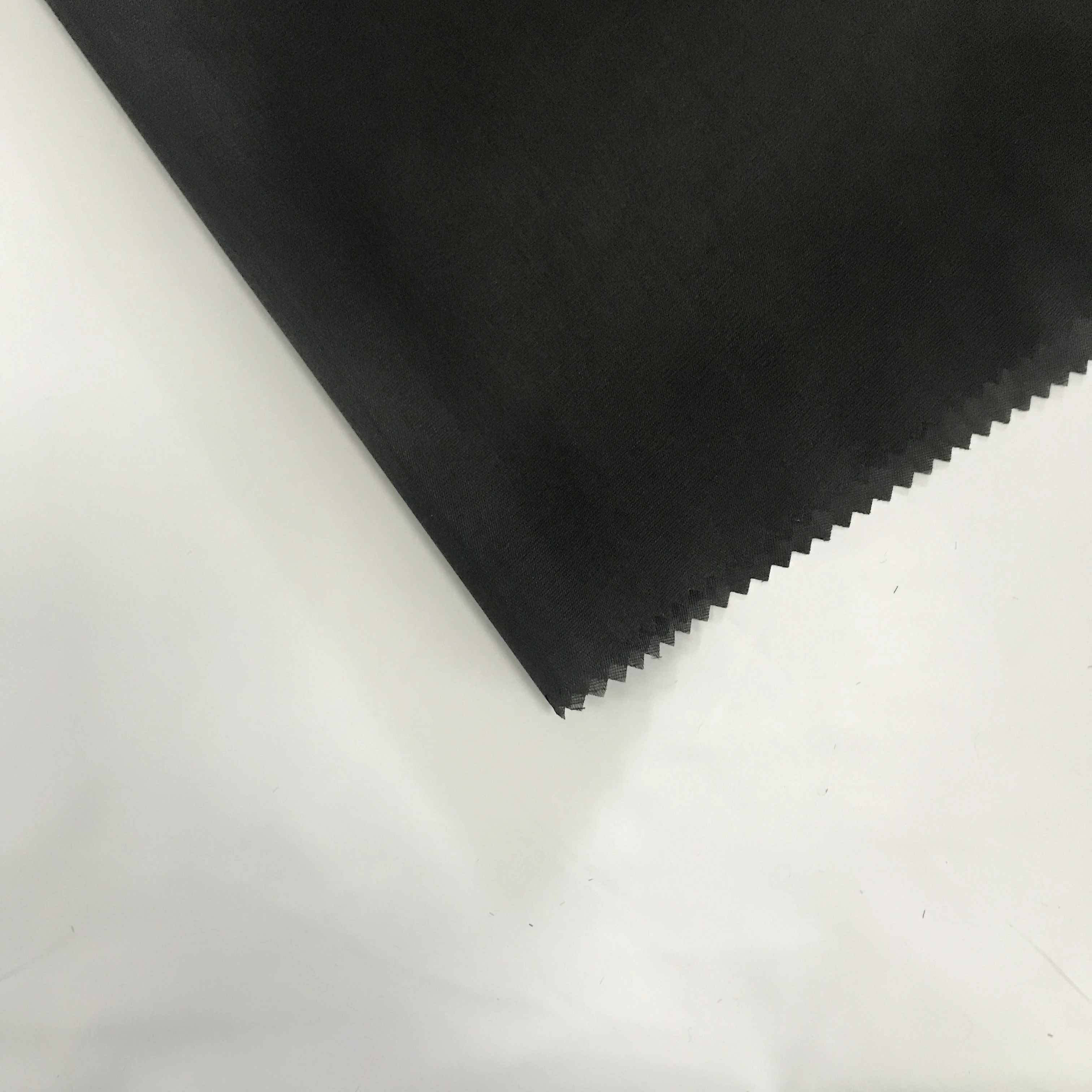 Cheap Polyester Taffeta Lining Pongi Black Yarn Dyed 6KG 60"