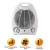 Import cheap price fan heater electric room heaters Room heater infrared tube  electric fan heater from China