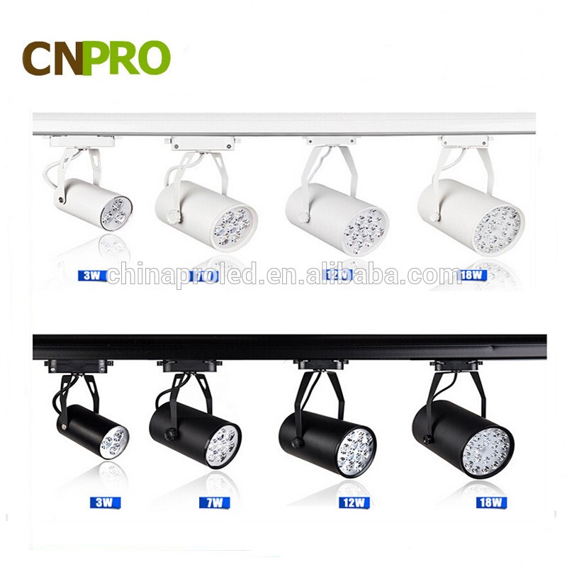 Cheap price warm white and pure white 12w led track light 60 degrees