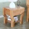 cheap small wood bedside table nightstand