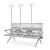 Import Cheap Stainless Steel Public 3-Seater Airport Hospital Waiting Chair from China