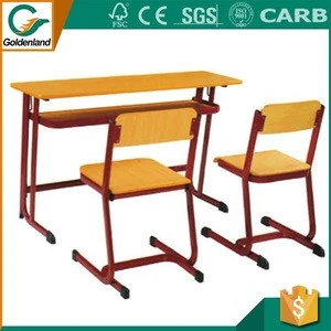 cheap student school desk and chair sets/school furniture