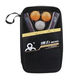 Cheap Table Tennis Racket Set With Two Ping Pong Rackets Three Balls And A Net Bag