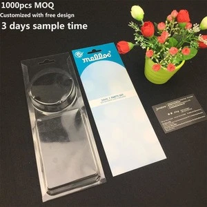 Cheap Wholesale box Plastic Packaging Clamshell Card Tray Blister Pack